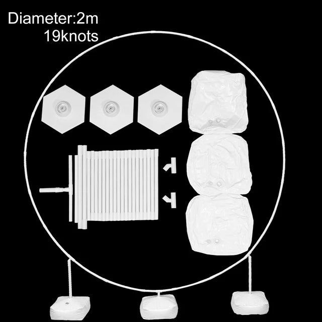 Round Balloon Arch Balloon Circle Stand Holder Frame Ring Birthday Baloon Decor Wedding Party Decorations Baby Shower Background
