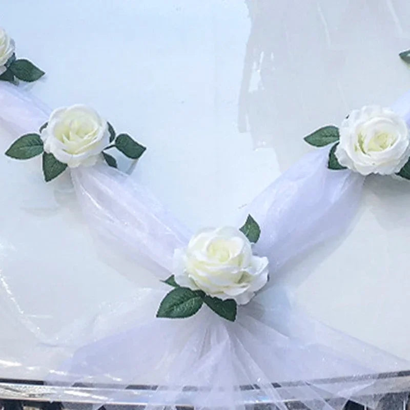 Wedding Car Decoration – Front Flower Set