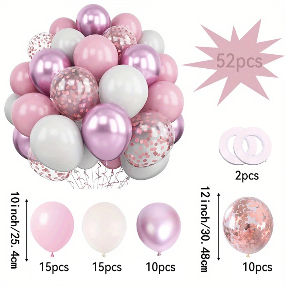 Kit ballons “Macaron Rose & Champagne”