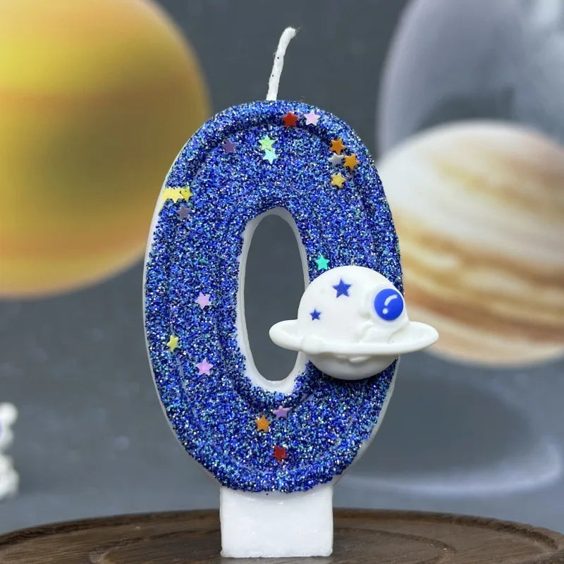 Cute Pink Bow 3D Number Cake Candles