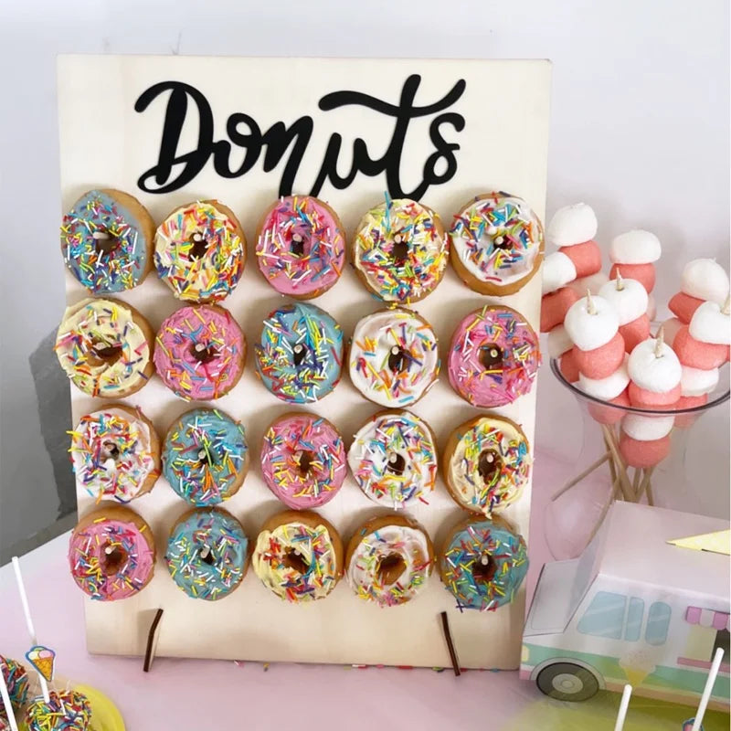 Wedding Wooden Donut Stand – Variations