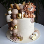 Boho Ball Cake Topper – Set of 30 – Birthday & Baby Shower Cake Decoration