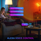 Smart RGB Ambient Lamp – Bluetooth APP LED Mood Light for Gaming & Room Decor