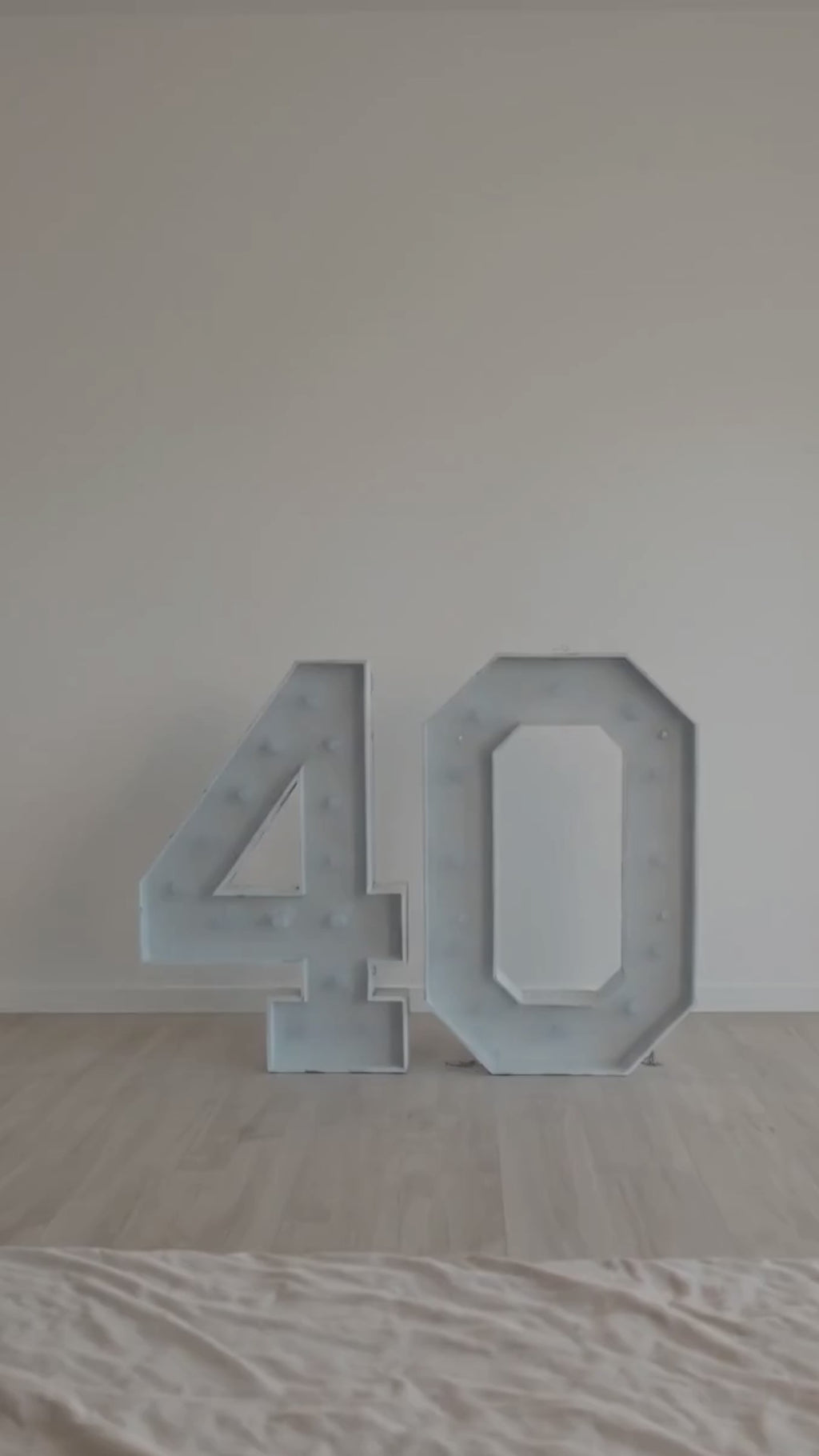 LED Light-Up Numbers – Personalized Birthday & Event Decoration