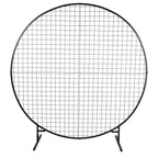 Mur Floral Rond / Support Événementiel – KRAAA (200 cm, Noir)