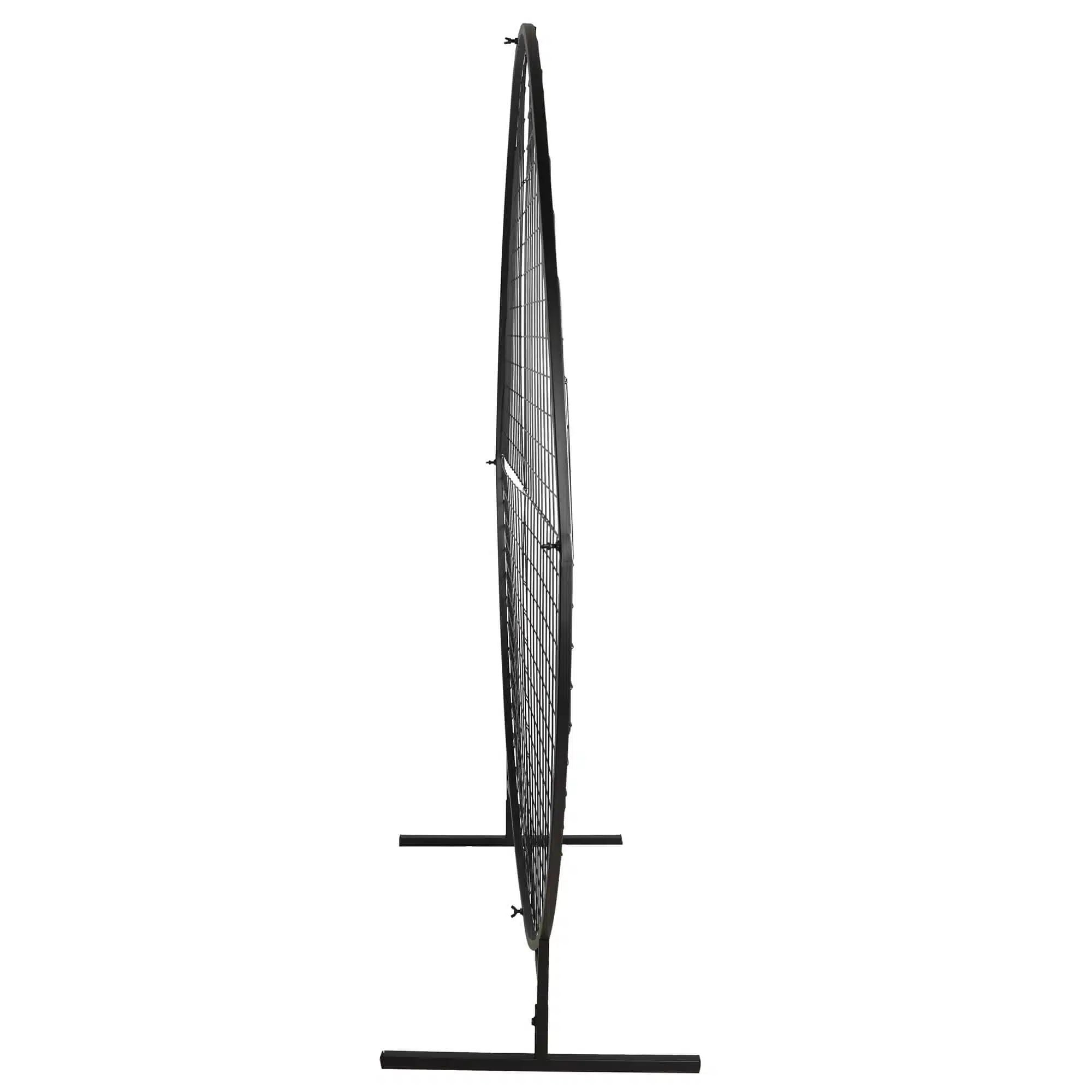 Mur Floral Rond / Support Événementiel – KRAAA (200 cm, Noir)